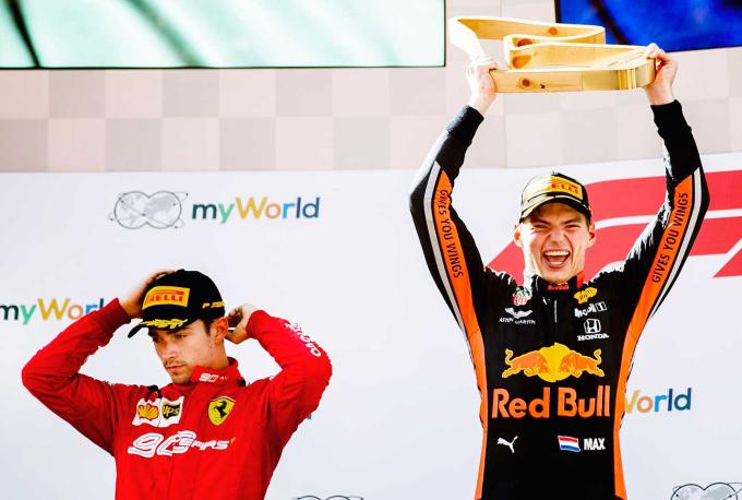 Max Verstappen wint F1 Grand Prix van Oostenrijk. Foto: ANP / Remko de Waal