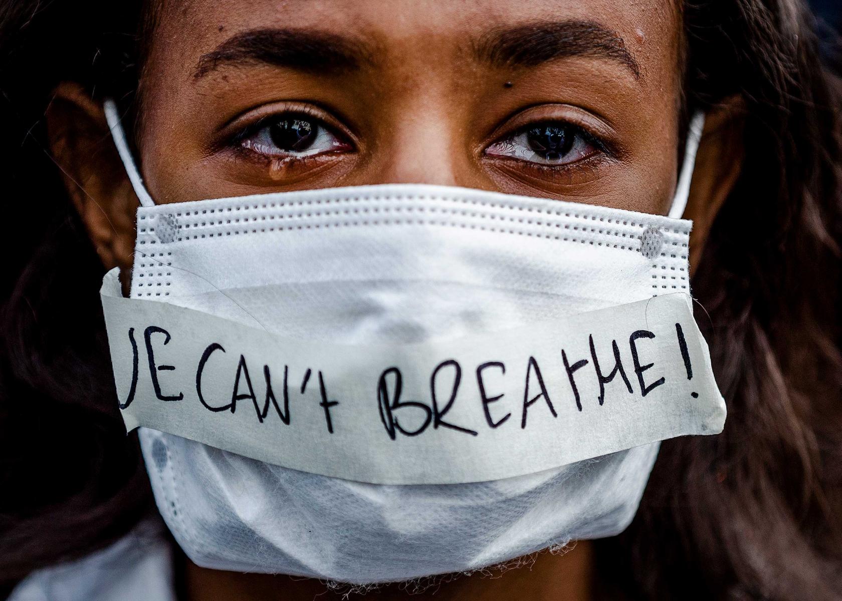 Demonstratie racisme politiegeweld