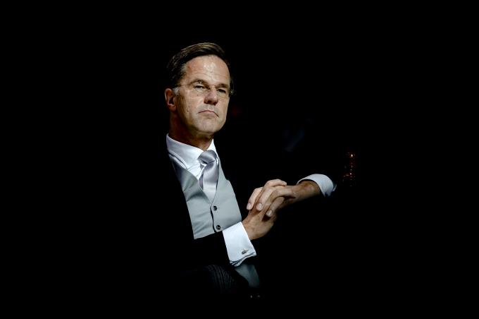 Een van de tien geselecteerde foto's voor de maand september. Demissionair premier Rutte tijdens Prinsjesdag.  ANP / Robin van Lonkhuijsen