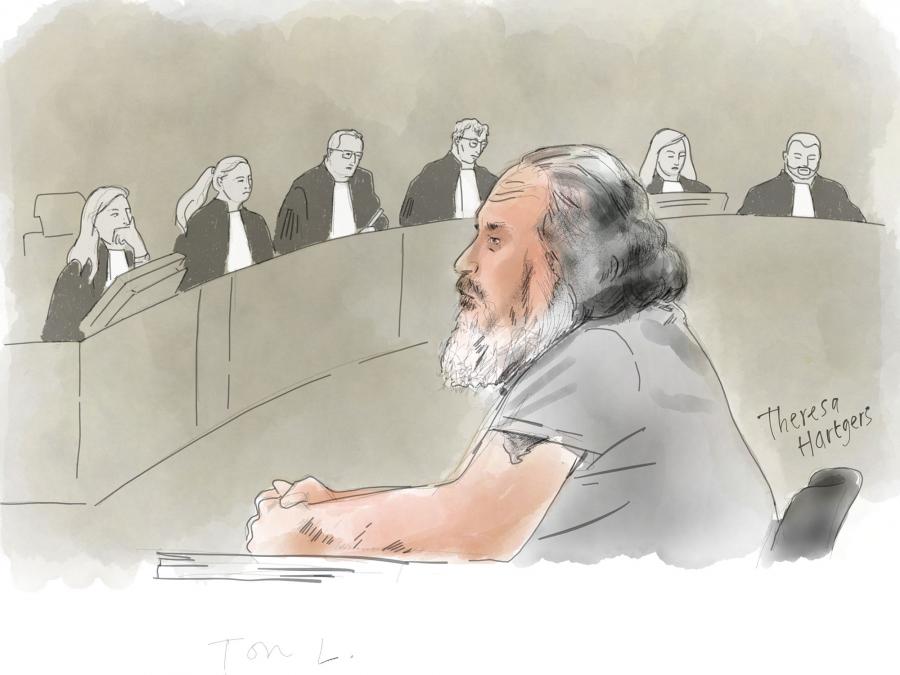 Rechtbanktekening Ton L.