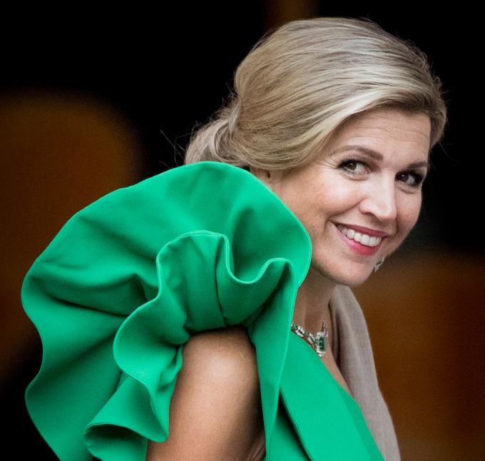Koningin Máxima op Paleis Noordeinde tijdens het galadiner voor de Raad van State in 2017. ANP / Robin Utrecht